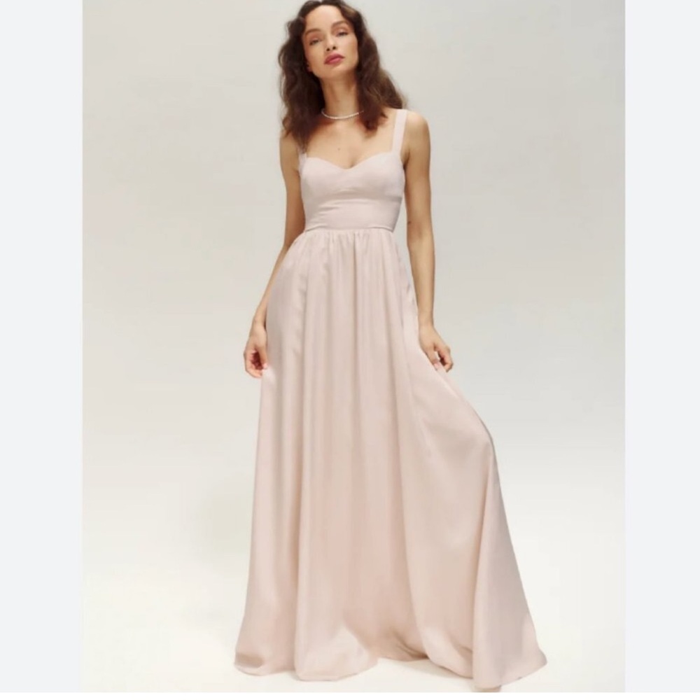 Reformation Champagne Hollyhock Dress NWOT $398 Size 6